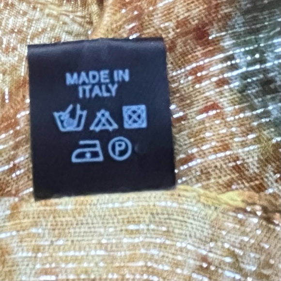 The Kiss -oversized Sheer + Sparkly SCARF. / Wrap - Gustav Klimt - silk blend - Picture 9 of 9